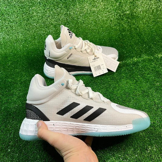 Adidas D Rose 11 'White Black Speckled' |womens Size 7.5| NEW