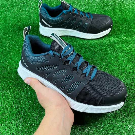 Women's Athletic Work Shoe - Teal and Black |size 8.5| NEW