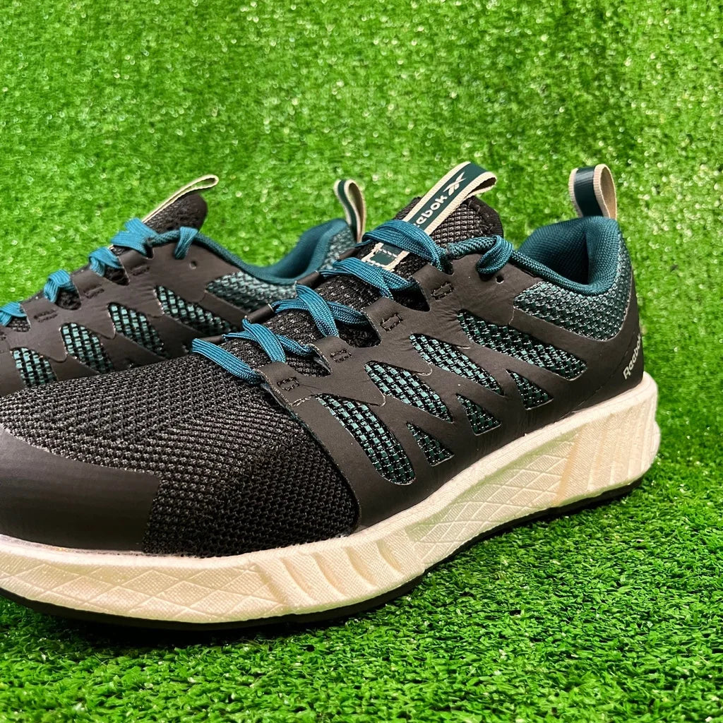 Women's Athletic Work Shoe - Teal and Black |size 8.5| NEW