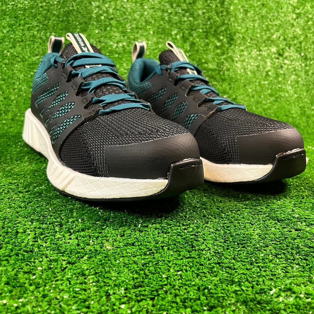 Women's Athletic Work Shoe - Teal and Black |size 8.5| NEW